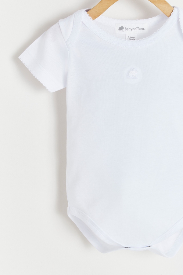 Logo Short Sleeve Bodysuit 2-Pack