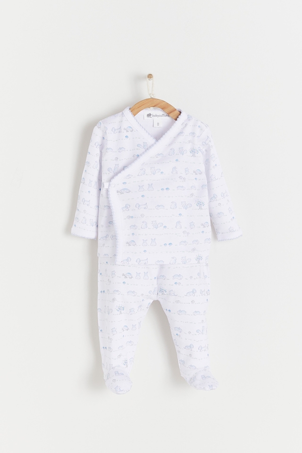 In the Woods Kimono Top & Pants Set