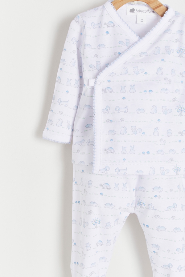In the Woods Kimono Top & Pants Set