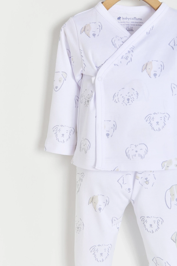 Paws Kimono Top & Pants Set