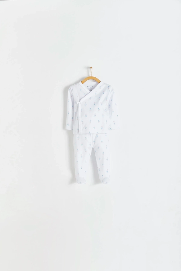 Tulips Kimono Top & Pants Set