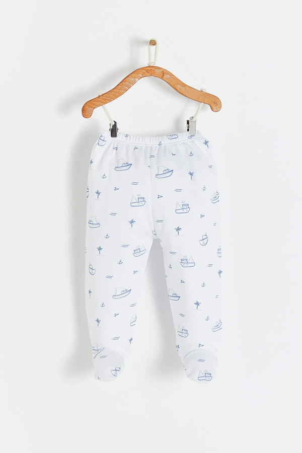 Premium Peruvian Pima Cotton Oceania Pants for Infant. Front view