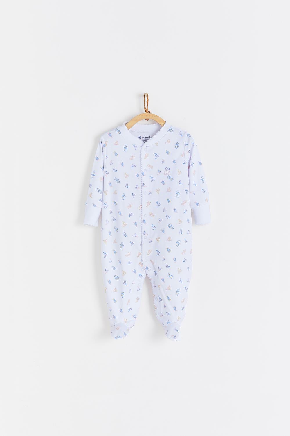 Fly Pajama Snap Footie