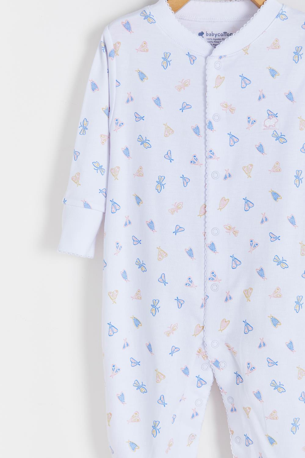 Fly Pajama Snap Footie