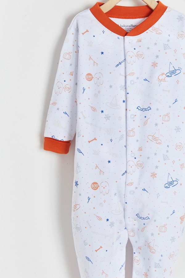 Halloween Snaps Footed Pajama