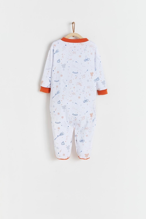 Halloween Snaps Footed Pajama