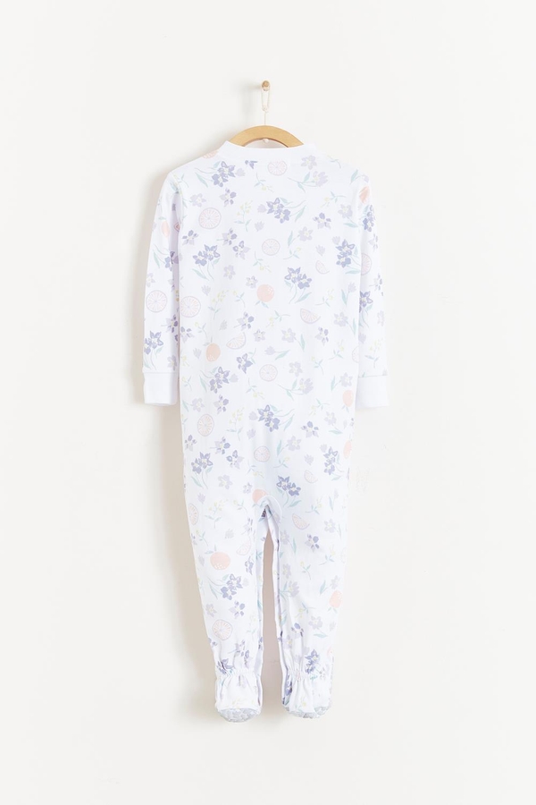 Orange Snug Footie Pajamas