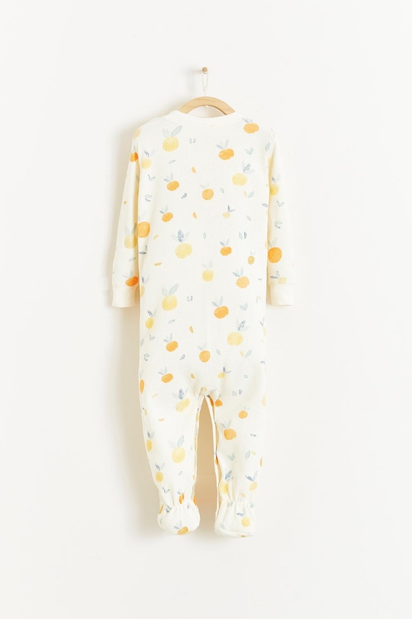 Nature Waffle Snug Footie Pajamas