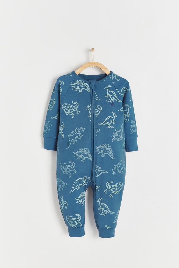 Rex Zip One-Piece Pajamas
