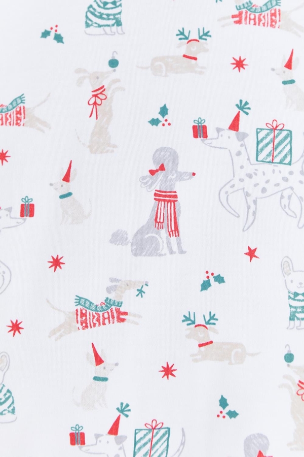 Premium Peruvian Pima Cotton Christmas Footie Pajamas For Infant | Pattern