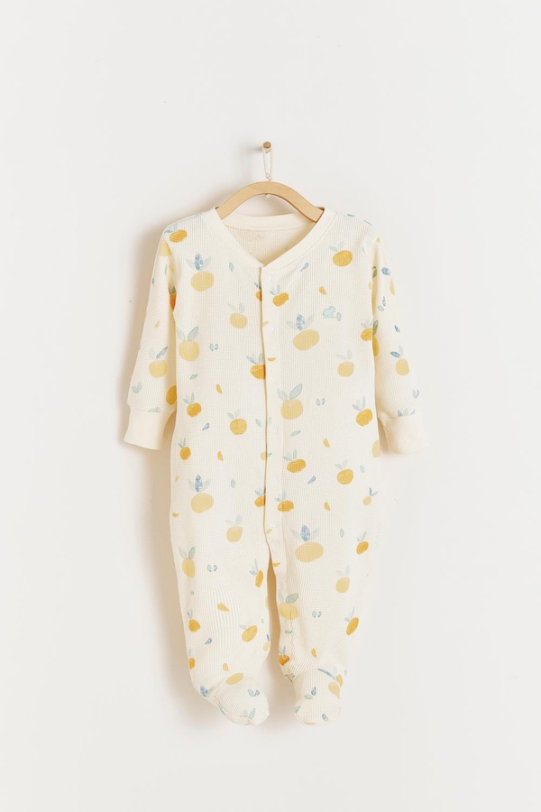 Nature Waffle Footie Pajamas