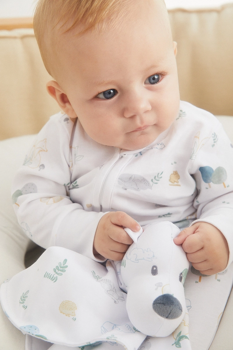 Simone Double Zip Footie Pajamas