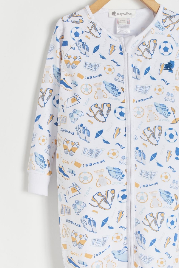 Inter Snug Fit Zip Footless Pajama