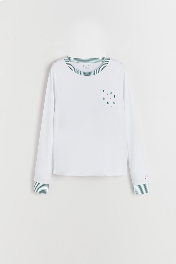Christmas Pajama Mom Top