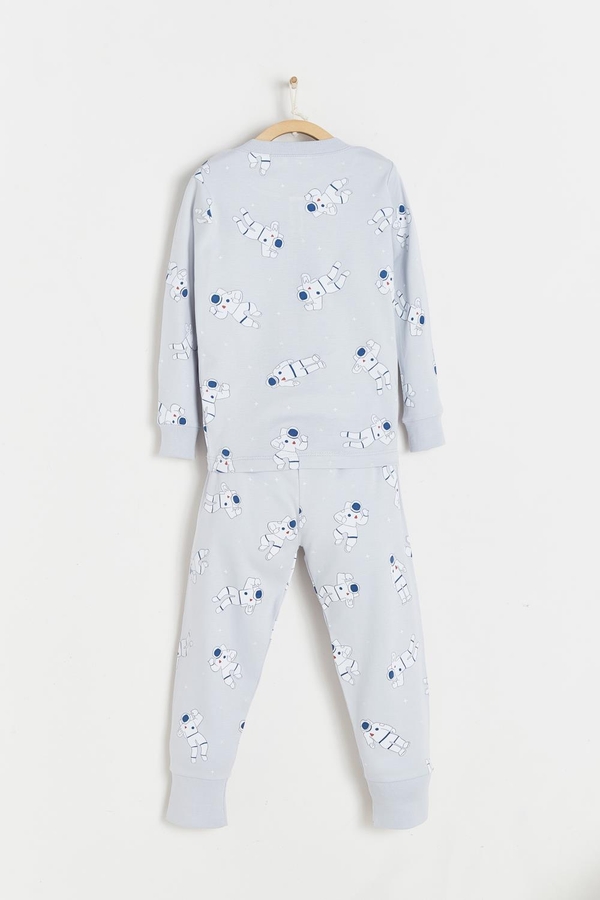Cosmos Glow Long Sleeve Top & Pants Snug Pajama Set