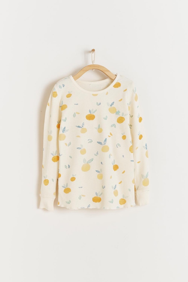 Nature Waffle Snug 2PC Pajamas