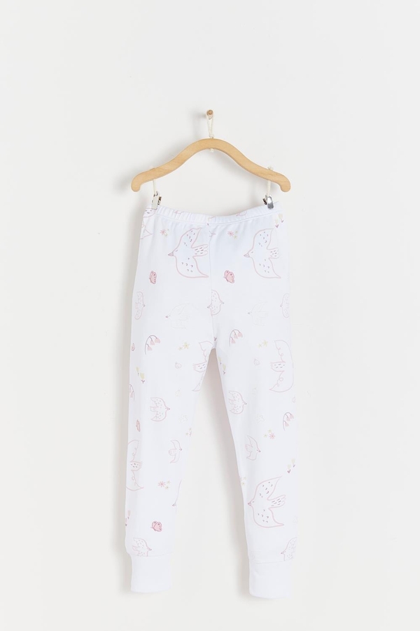 Premium Peruvian Pima Cotton Danet Snug Pajama Pants For Toddler. Front view