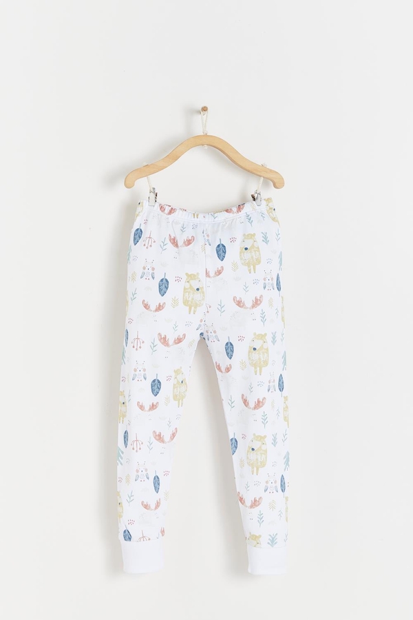 Premium Peruvian Pima Cotton Aspen Magnetic Snug Pajama Pants For Toddler. Front view.