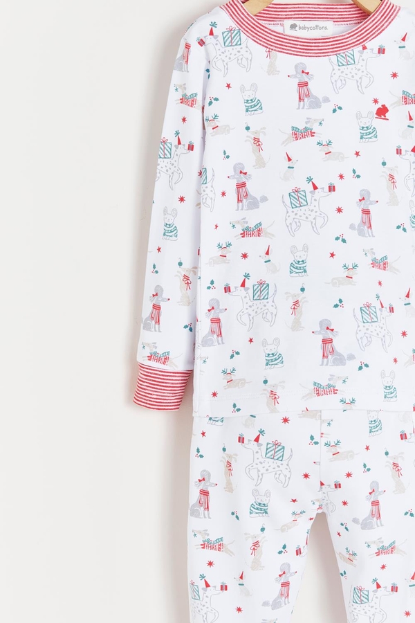 Christmas Snug Two-Piece Pajamas | Front Detail