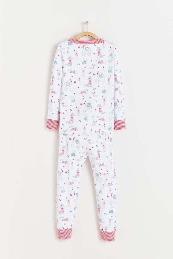 Christmas Snug Two-Piece Pajamas | Back
