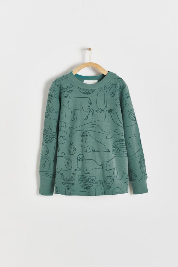 Camou Waffle Snug 2PC Pajamas