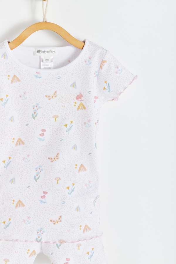 Delphine Short Tee & Pants Pajama Set