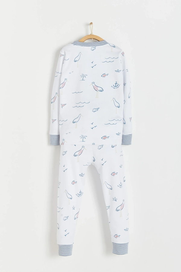 Sea Snug Fit Long Pajama Set