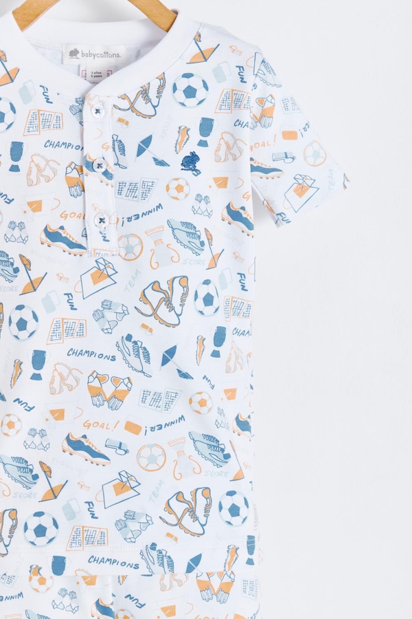 Inter Short Tee & Short Pajama Set