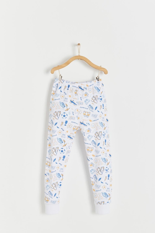 Premium Peruvian Pima Cotton Inter Snug Fit Long Pajama Pantsfor Toddler