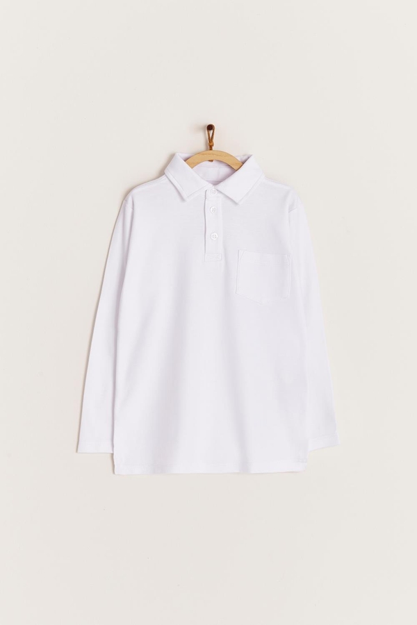 Pima Colors Long Sleeve Polo Shirt