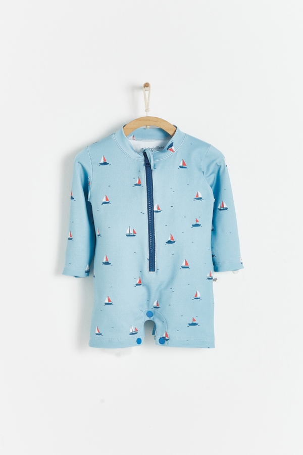 Boat Long Sleeve 1-Piece Rashguard