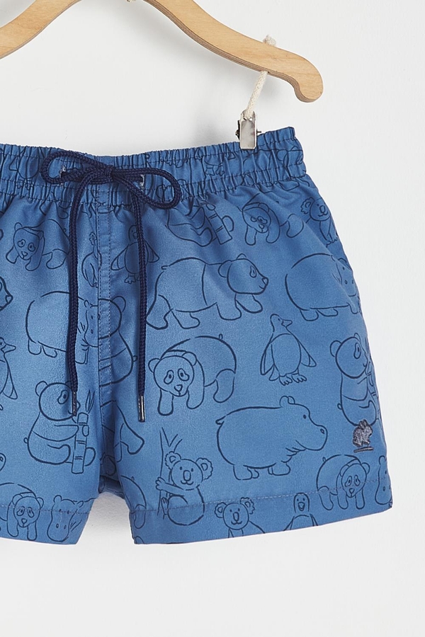 Panda Swim Trunks