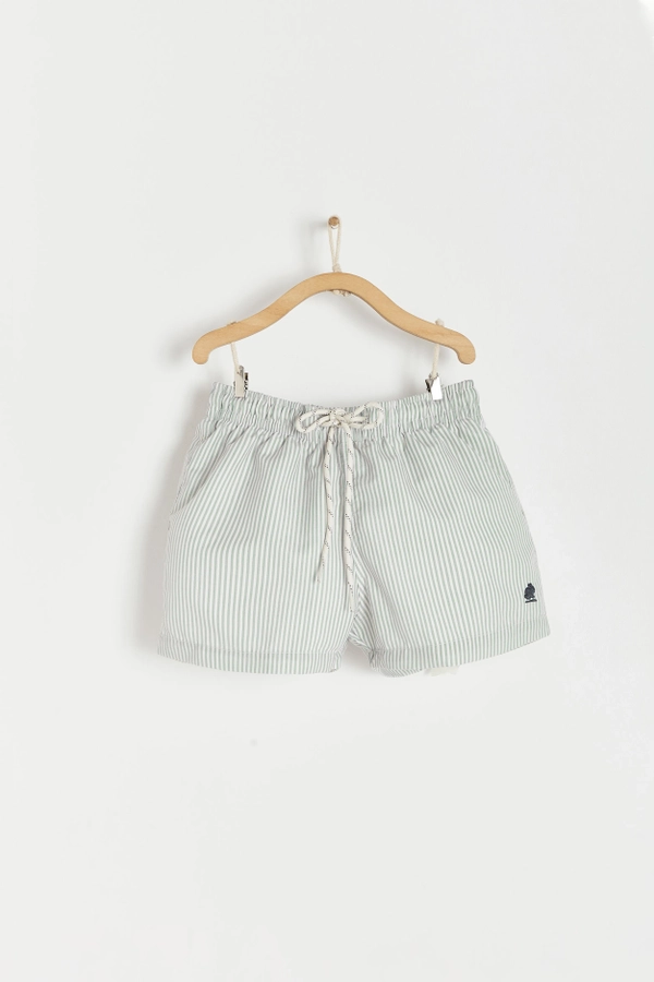 John Striped Swim Trunks