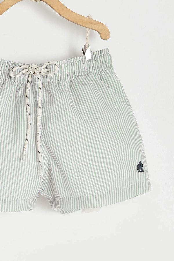 John Striped Swim Trunks