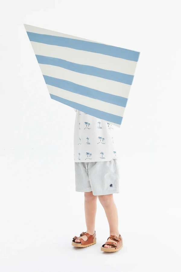 John Striped Swim Trunks
