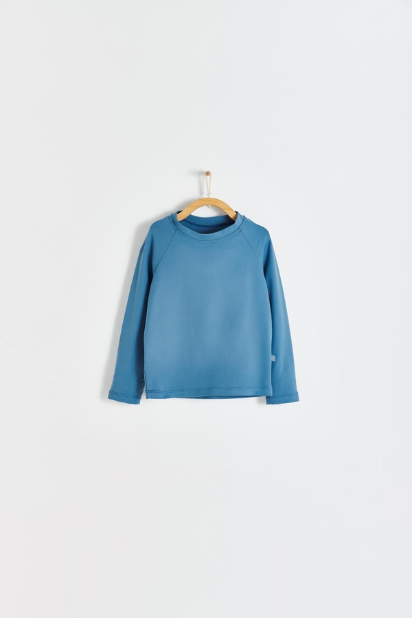 Premium Quality Sun Long Sleeve Rashguard for Toddler. Front view