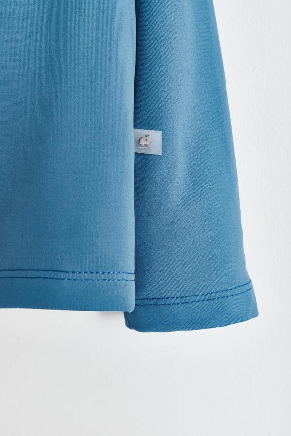 Premium Quality Sun Long Sleeve Rashguard for Toddler. Sleeve detail view