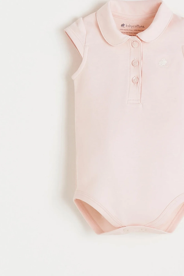 Baby Collar Short Sleeve Bodysuit