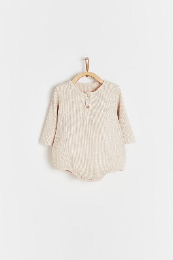 Waffle Henley Bodysuit