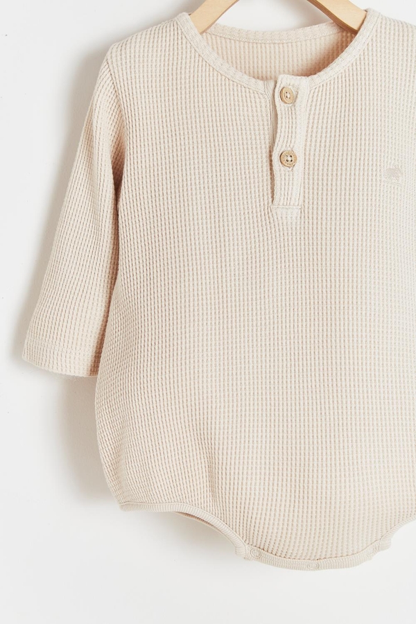 Waffle Henley Bodysuit