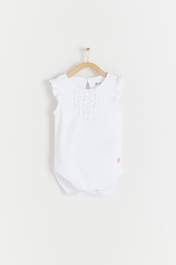 Essentials Flutter Short Sleeve Bodysuit