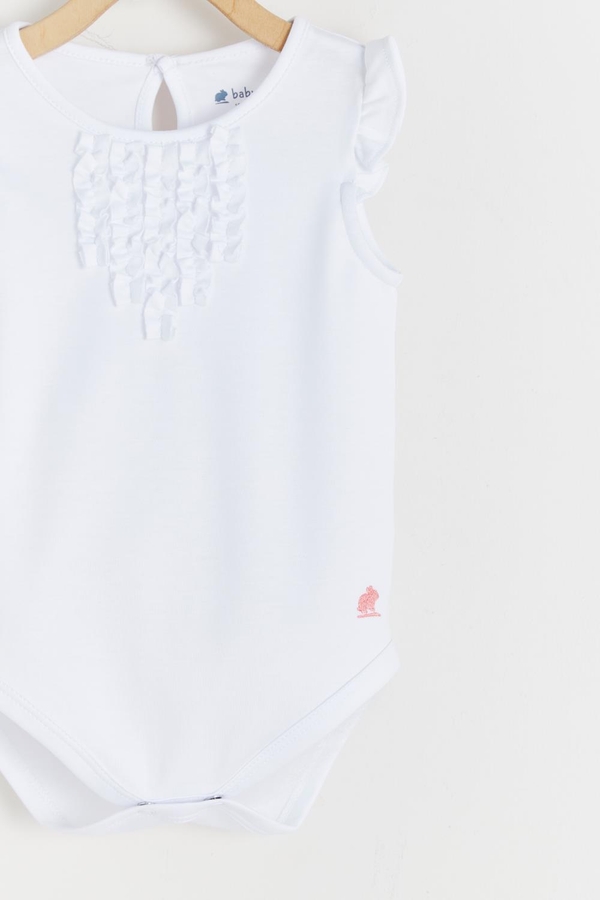 Essentials Flutter Short Sleeve Bodysuit