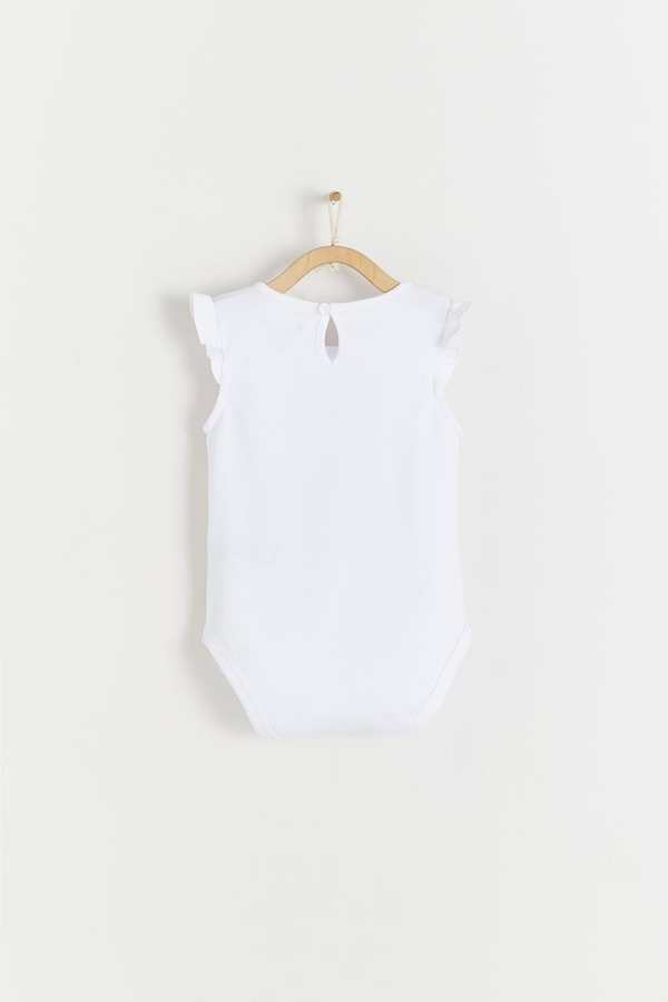 Essentials Flutter Short Sleeve Bodysuit