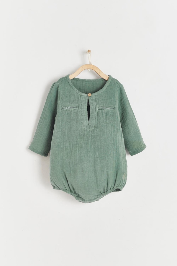 Woods Mandarin Collar Bodysuit