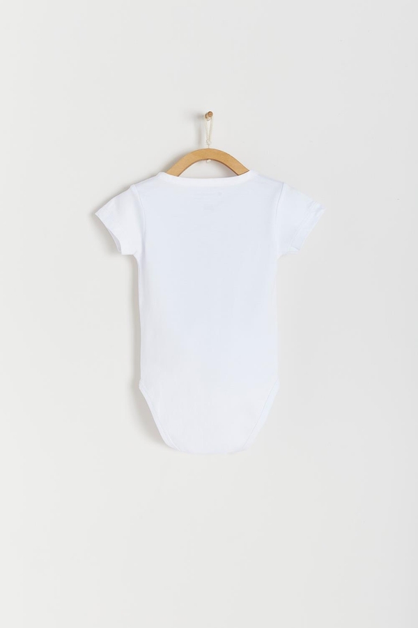 Essentials Henley Bodysuit. Back view