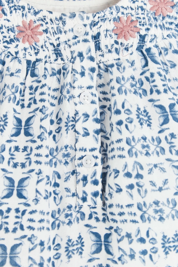 Premium Cotton Cala Body Blouse for Infant. Pattern view