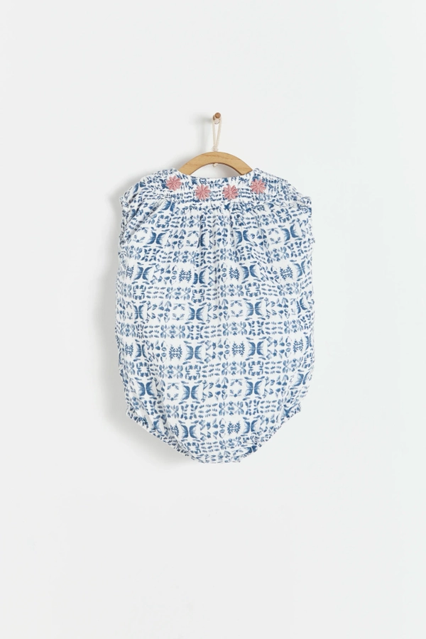 Premium Cotton Cala Body Blouse for Infant. Front view