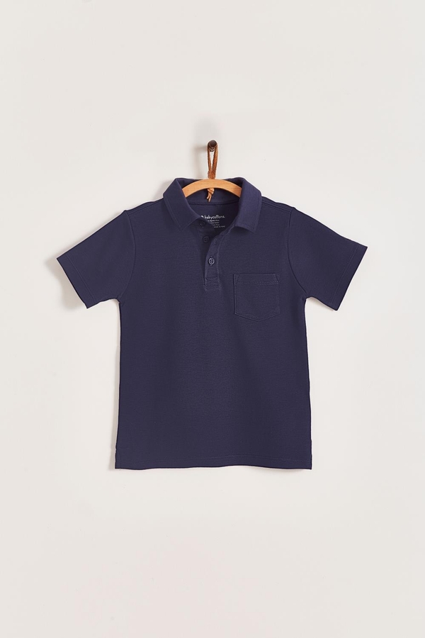 Pima Colors Short Sleeve Polo Shirt. Front view