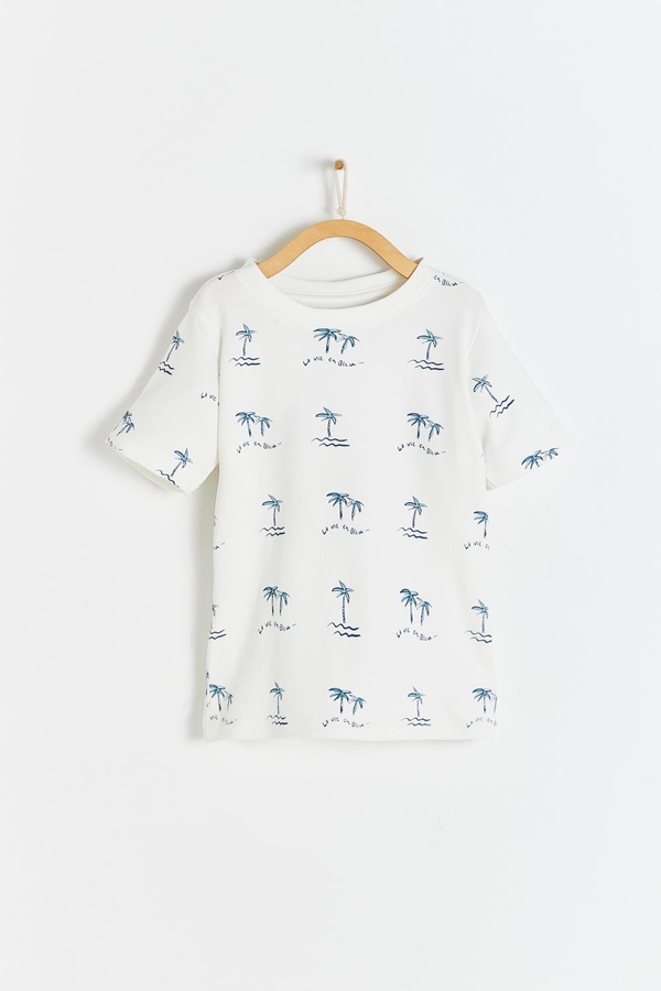 Palms Printed Short Sleeve Tee