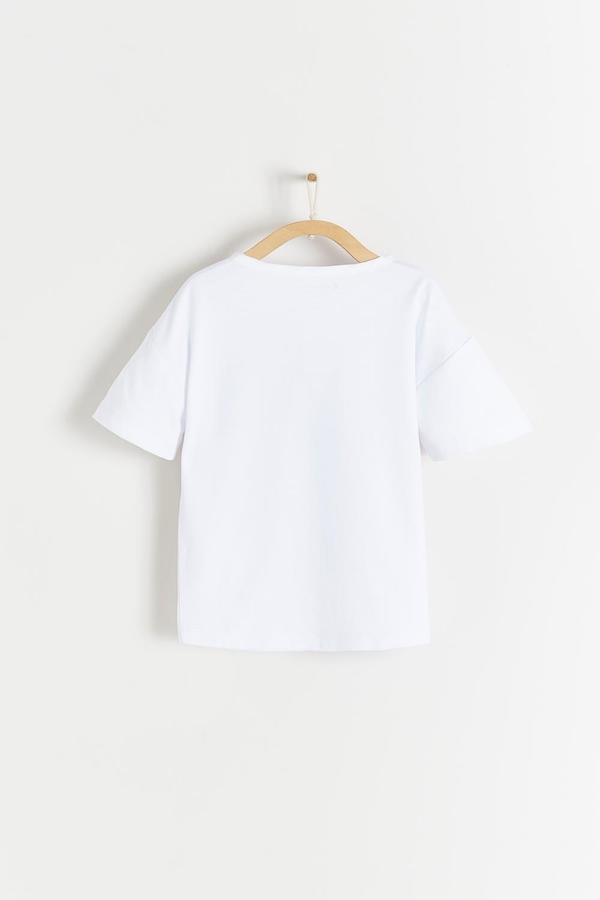 Essentials Henley Tee. Back view
